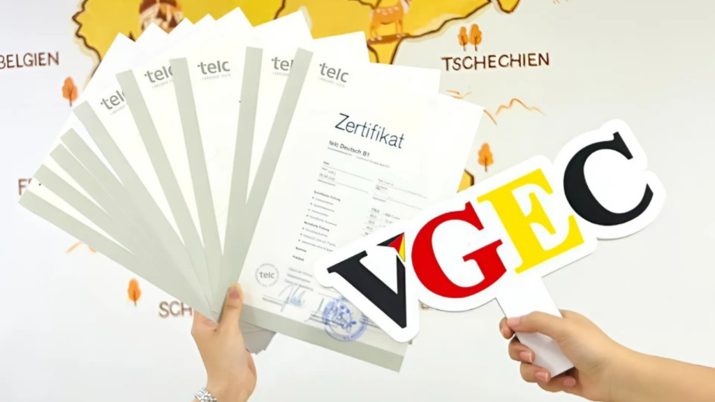 Ảnh: Các loại chứng chỉ tiếng Đức và chi phí thi