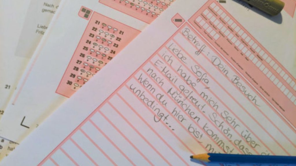 Ảnh: Cấu trúc đề thi tiếng Đức B1