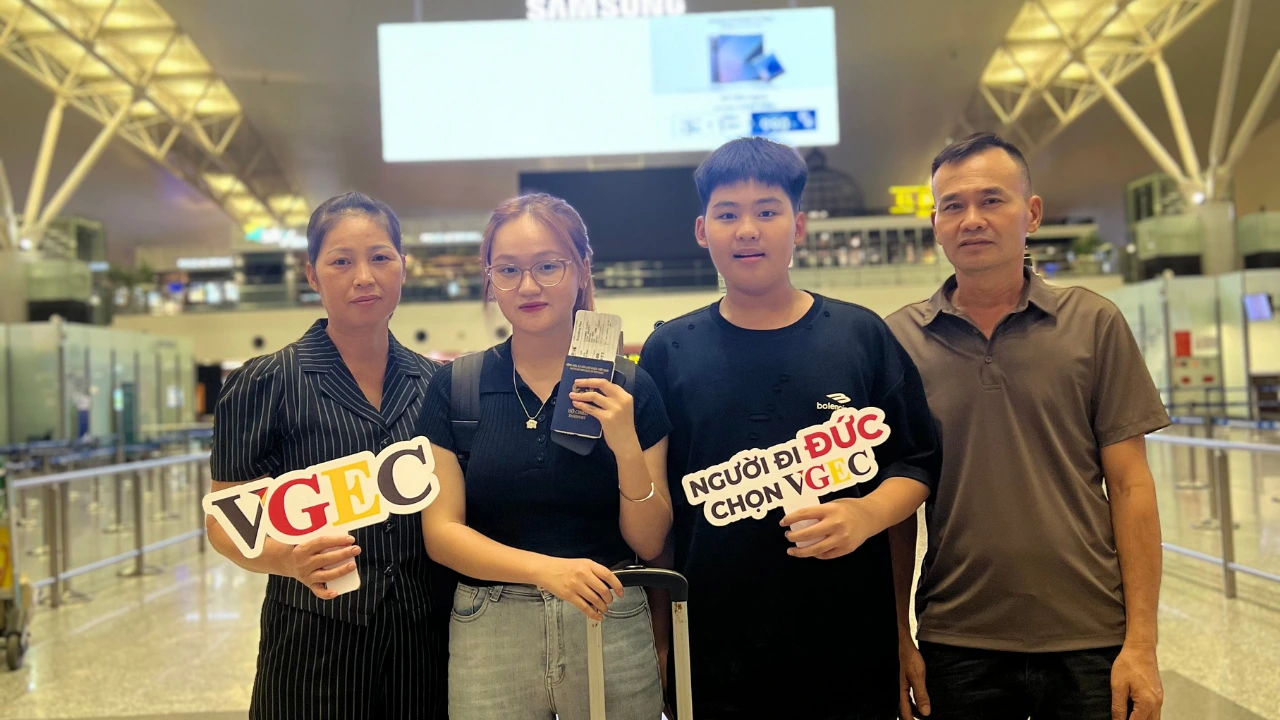 Chuyển đổi văn bằng 55 học viên VGEC du học nghề đức